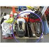 Image 1 : Pallet with wrenches, sockets, ratchet, misc