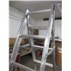 Image 4 : 12 ft extension ladder step ladder in one