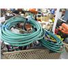 Image 2 : Shopping cart, garden hose, cords, broom, misc