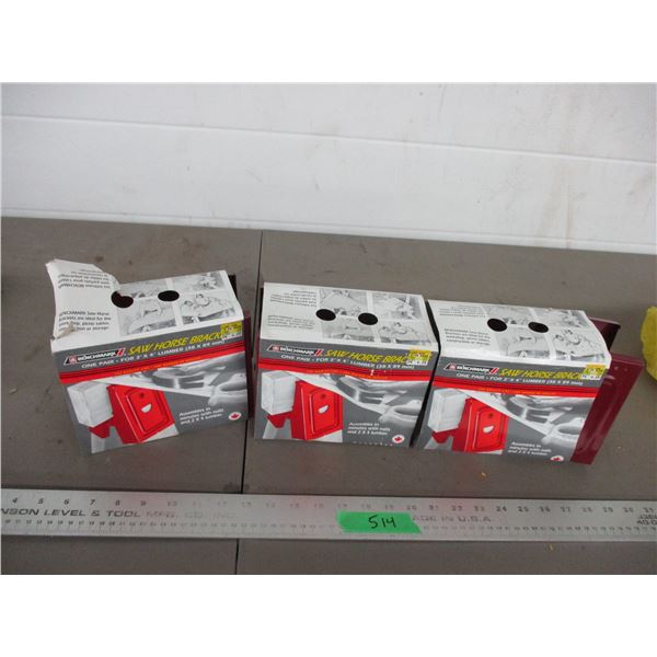 New sawhorse brackets