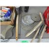 Image 4 : Saw blade, propane torch tanks, wire brushes