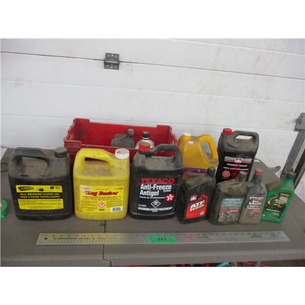 Sealed bombardier rotax oil, sealed atf, hydraulic jack oil, other partial oils