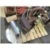 Image 6 : Pallet of hose, coffee table, bolts, bar set, misc