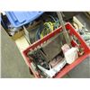 Image 2 : Pallet of scrap iron, cords, hand tools, air tools