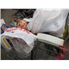 Image 5 : Shopping cart with golf balls, absorbent, valve, misc