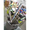 Image 2 : Pallet with galvanized tub, copper pipe, metal platform, misc