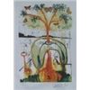 Image 1 : Salvador Dali MAD TEA PARTY Limited Edition Plate Signed Lithograph W/COA 24"x22"