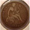 Image 1 : 1886 SEATED LIBERTY DIME
