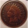 Image 1 : 1909-S INDIAN HEAD CENT / PENNY - VF