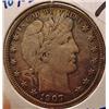 Image 1 : 1907-S BARBER HALF DOLLAR - XF