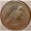 Image 2 : 1923-D PEACE SILVER DOLLAR - UNC. MS60