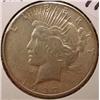 Image 1 : 1927-D PEACE SILVER DOLLAR - XF