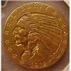 Image 1 : 1912 GOLD INDIAN 2 AND A HALF DOLLAR COIN - AU