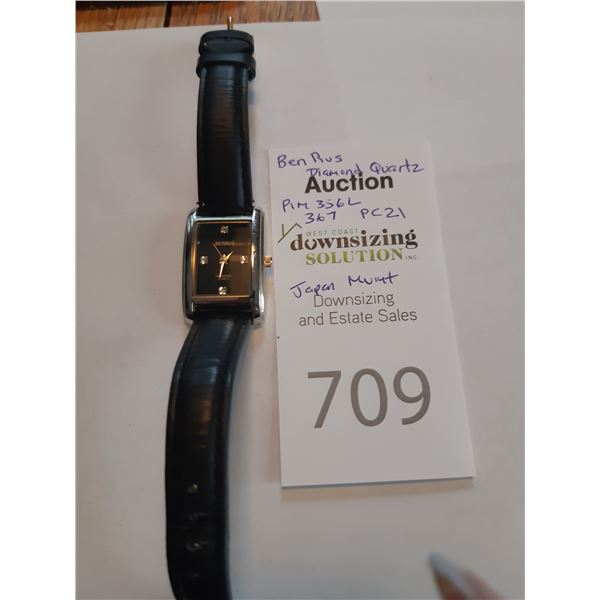 Ben Rus Diamond Quartz Watch Cat A