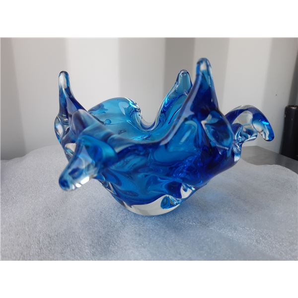 Blue Glass Cat A