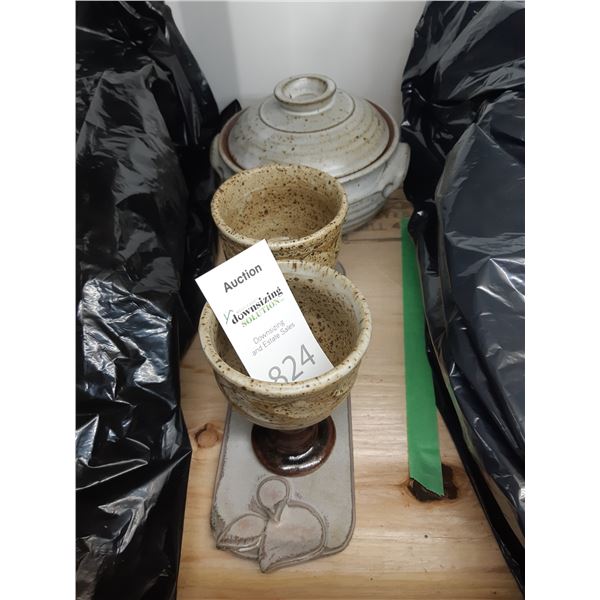 Artisan Pottery Cat A