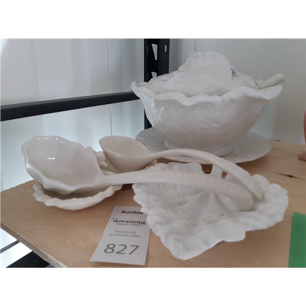 Tureen, Leaf Dish Cat A