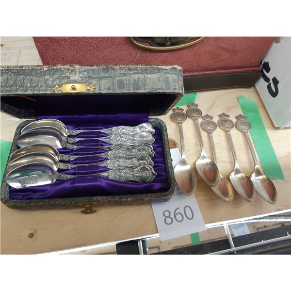 Army & Navy Silver Plate Spoons Cat A