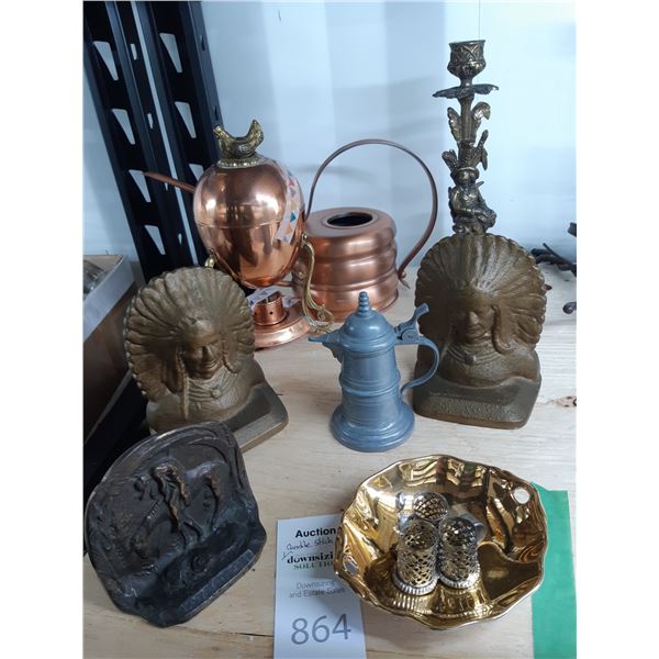 Brass & Pewter Décor Cat A