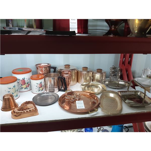 Chrome, Copper & Tin Kitchenware Cat B
