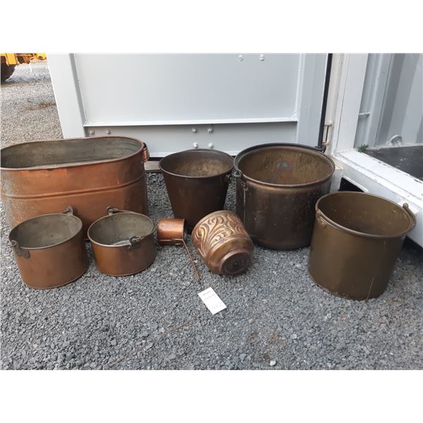 Copper & Brass Pots Cat C