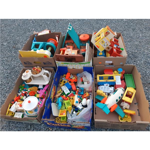 Assortment of Fisher Price Toys Cat C