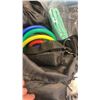 Image 2 : TRAY OF NEW EXERCISE BANDS, WORKOUT ITEMS
