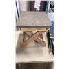 Image 8 : 3 WOOD FOLDING STANDS, FILE ORGANIZER, WOOD TRAY AND BREAD BOX