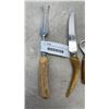 Image 2 : LOT OF BONE HANDLED SERVING CUTLERY INCLUDING HENRY RODGERS AND SONS