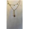 Image 2 : GOLD PLATED DOUBLE STRAND NECKLACE
