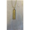 Image 2 : SILVER TONE EGYPTIAN PENDANT NECKLACE