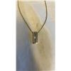 Image 2 : 925 STERLING SILVER PENDANT NECKLACE