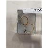 Image 2 : 2 GOLD FILLED RINGS AND GOLD FILLED OPAL NECKLACE - HAIRLINE CRACK IN OPAL