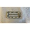 Image 2 : 5 PIECES OF MISC. RHINESTONE JEWLERY - RING, BUCKLE, BROOCHES, ETC.