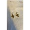Image 1 : VINTAGE 925 STERLING SILVER HOLY MARY CROSS DANGLE EARRINGS