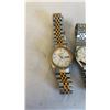 Image 2 : 2 LADIES SEIKO QUARTZ SQ DAYDATE WATCHES, NEEDS NEW BATTERIES