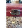 Image 8 : VINTAGE RED JEWLERY CASE WITH LOT OF JEWLERY CONTENTS