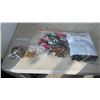 Image 1 : 3 BAGS OF WATCHES, JEWELRY AND KEYCHAINS