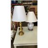 Image 1 : EASTERN TABLE LAMP AND BRASS TABLE LAMP