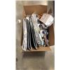 Image 1 : BOX OF NEW DOG CONES, NAIL TRIMMERS, COLLARS, ANIMAL WATER FEEDERS