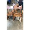 Image 1 : 3 WOOD CHAIRS