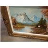 Image 8 : 2 GILT FRAMED PAINTINGS ON CANVAS