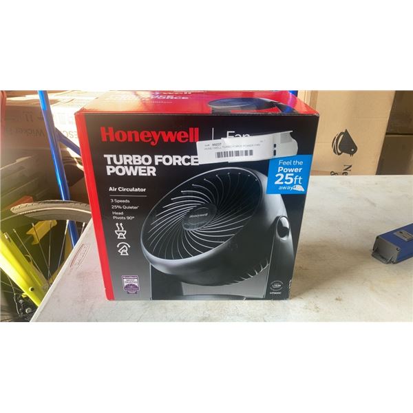 HONEYWELL TURBO FORCE POWER FAN TESTED AND WORKING, RETAIL $39