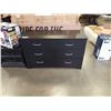 Image 1 : BLACK 6 DRAWER DRESSER