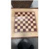 Image 2 : BASKET OF VINTAGE TOYS, RECORDS, BARBIE, CHINESE CHECKERS BOARD
