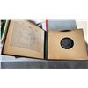 Image 3 : VINTAGE SUITCASE WITH RECORDS - DON MESSER AND OTHER RECORDS