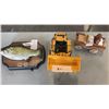 Image 1 : BILLY BIG MOUTH BASS WALL MOUNT WITH LYONS CLUB WOOD VEHICLE AND FRONTLOADER