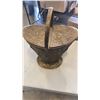 Image 1 : BRASS LIDDED COAL SCUTTLE BUCKET - LID NOT ATTACHED