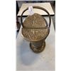 Image 2 : BRASS LIDDED COAL SCUTTLE BUCKET - LID NOT ATTACHED