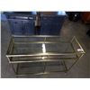 Image 2 : MODERN 3 TIER GLASSTOP SOFA TABLE